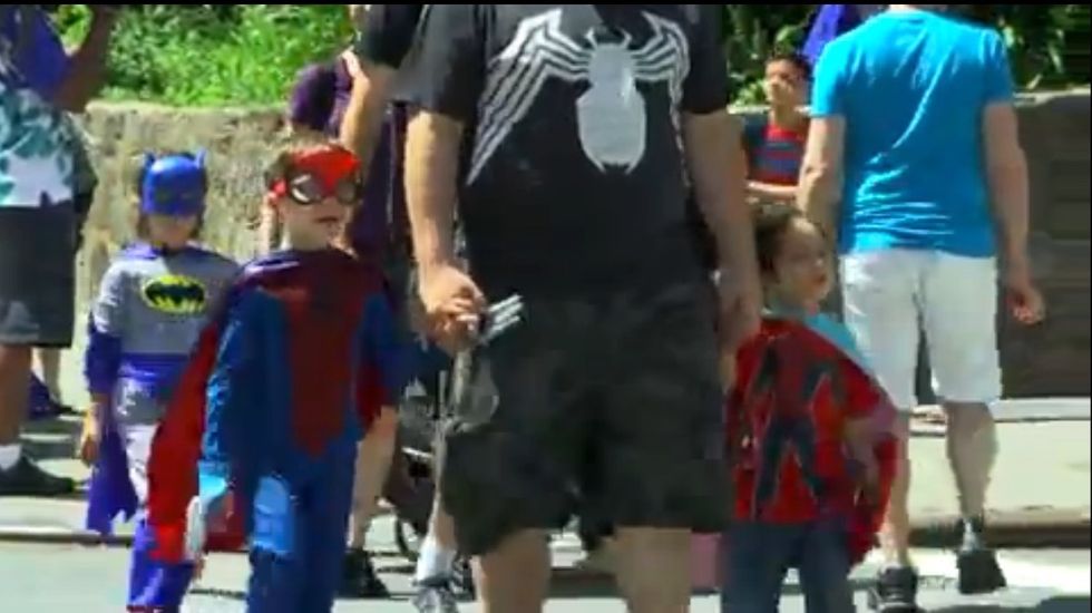 Four-Year-Old Gets The Gender Fluid Superhero Parade She Deserves