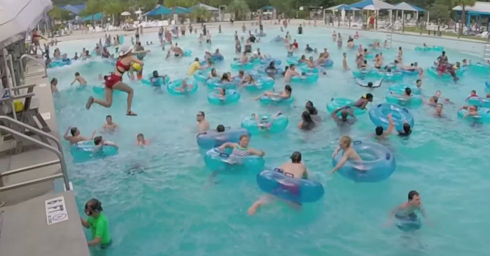 Try to Spot the Drowning Person Before This Lifeguard Does