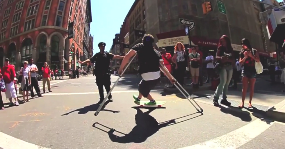 How Bill Shannon Redefines What Life on Crutches Looks Like