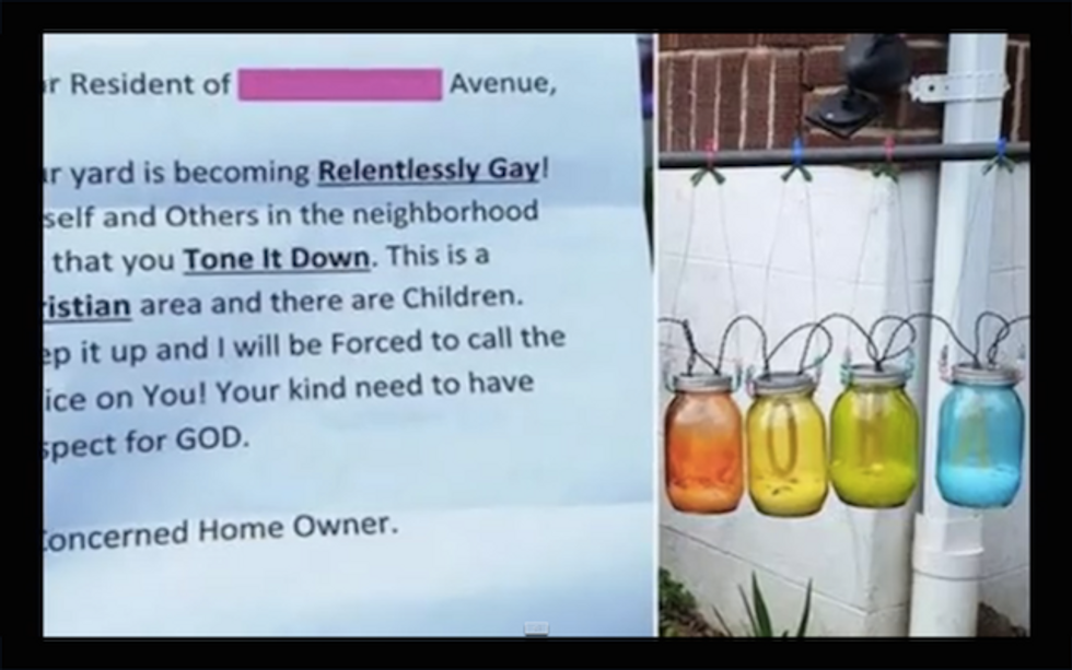 Woman Fights Homophobia With Her “Relentlessly Gay” Garden