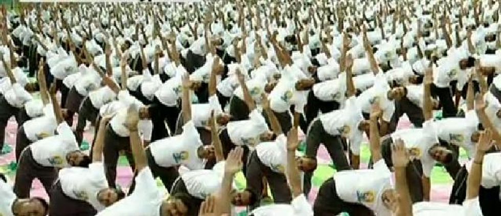Millions of People Across the World Celebrate World Yoga Day