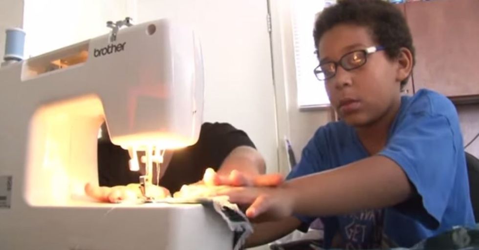 10-Year-Old Uses Mother’s Sewing Machine to Make Clothes for the Homeless