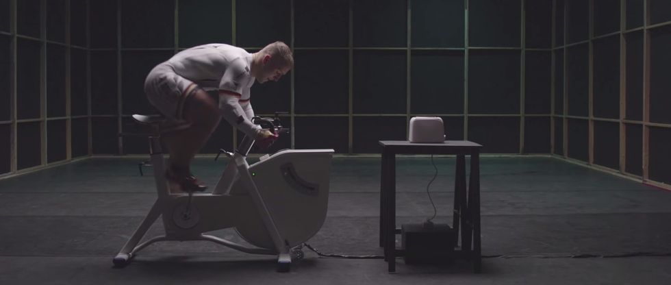 Olympic Athlete Uses Pedal Power to Toast Bread and Make a Point