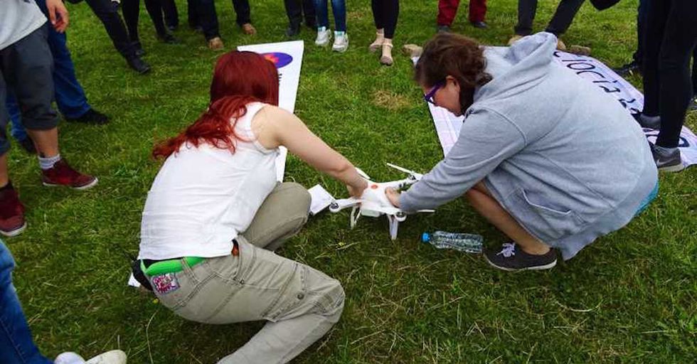Drones Defy Polish Abortion Law to Drop Reproductive Health Drugs