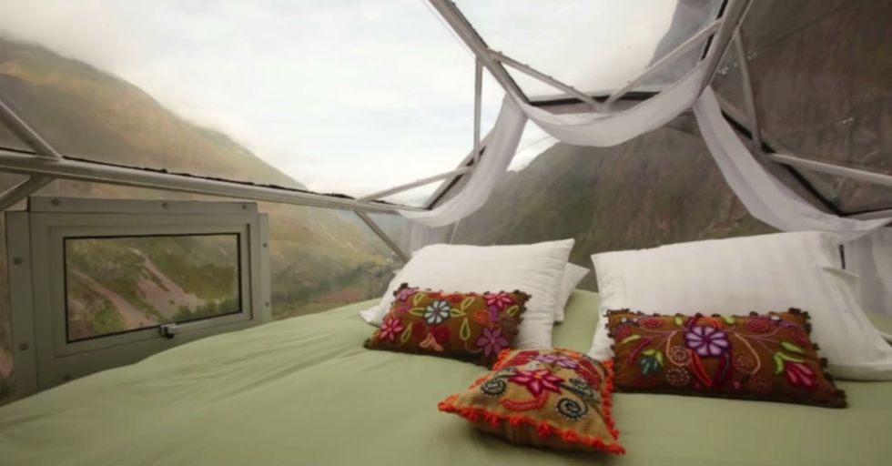 This New Hotel Dangles From a Mountain. It’s Incredible. And Terrifying.