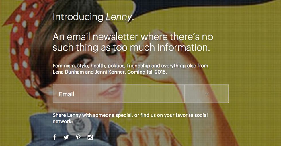 Meet Lenny, Lena Dunham’s Forthcoming Feminist E-Newsletter