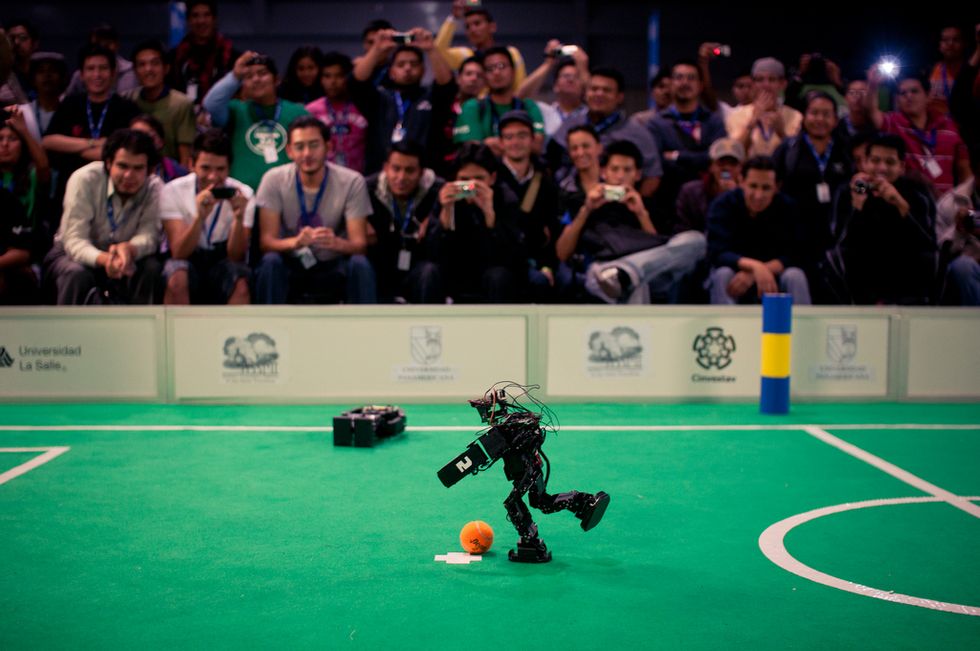 America and Iran Settle Their Differences on the Robotic Soccer Field