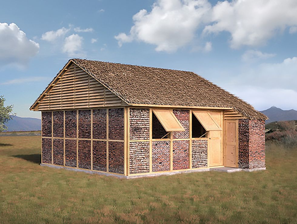These Emergency Shelters Made From Earthquake Rubble Will Inspire You