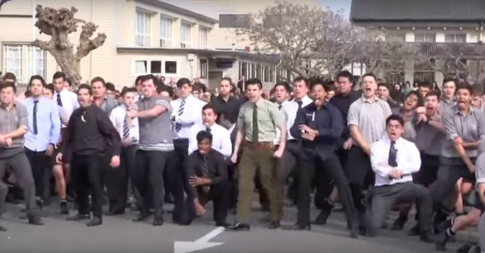 Students Perform Moving Tribute for Recently Deceased Teacher Who Taught Them Amazing War Dance