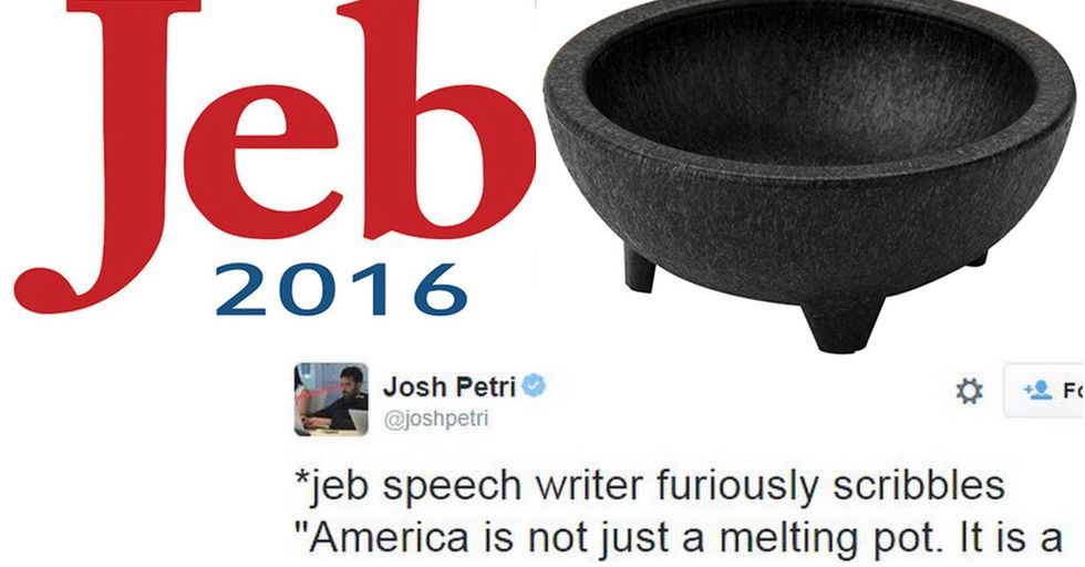 Jeb Bush Campaign Sells Guacamole Bowl for $75, Twitter Erupts
