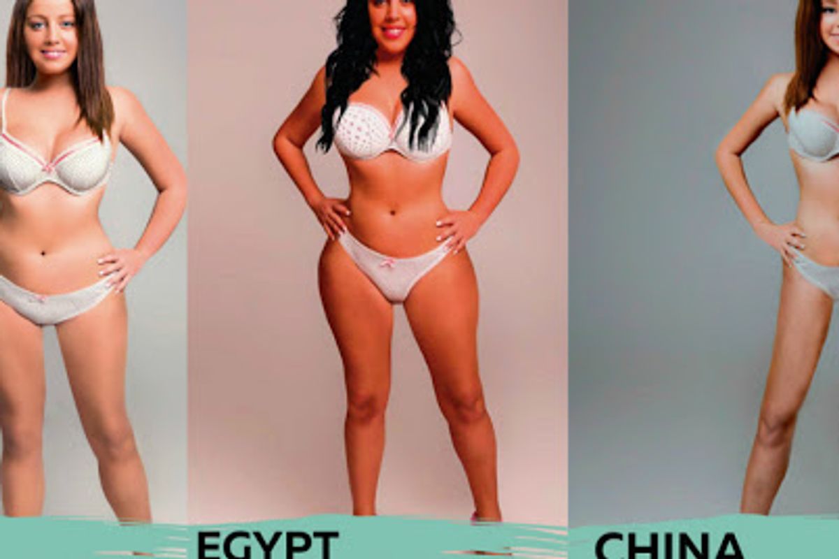 beauty standard, photoshop, perfect body