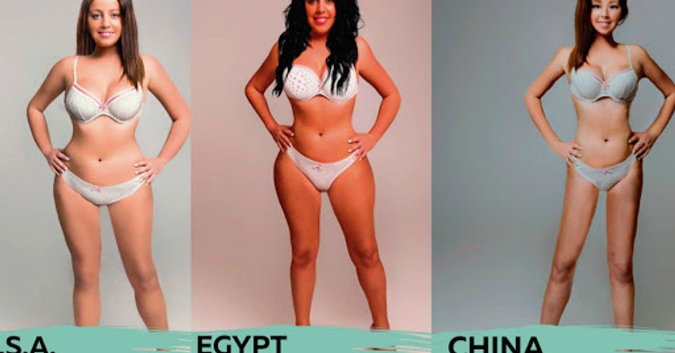 How 18 Different Countries Photoshopped One Woman to Fit Their Idea of ‘Beautiful’