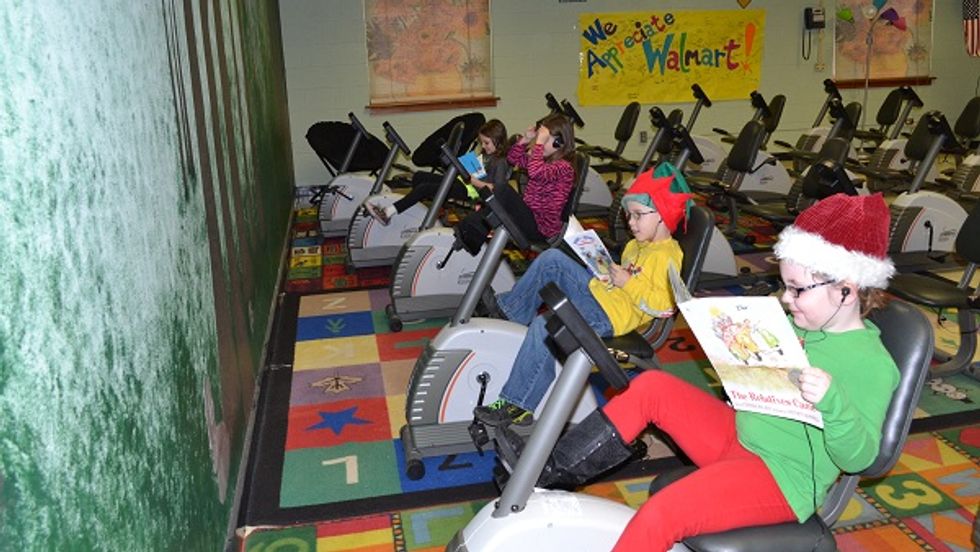 This School Gets Kids to Read—By Giving Them a Bike