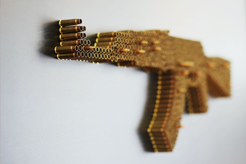 Art Made of Guns and Ammo Urges Us to Explore Our Complex Relationship With Firearms