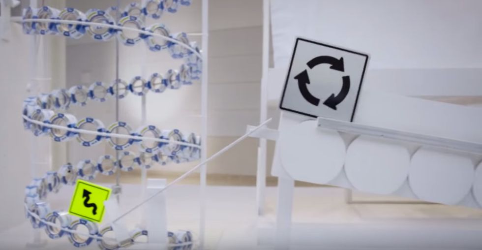 Behold! This Amazing Rube Goldberg Machine Runs on Painter’s Tape and Post-it Notes
