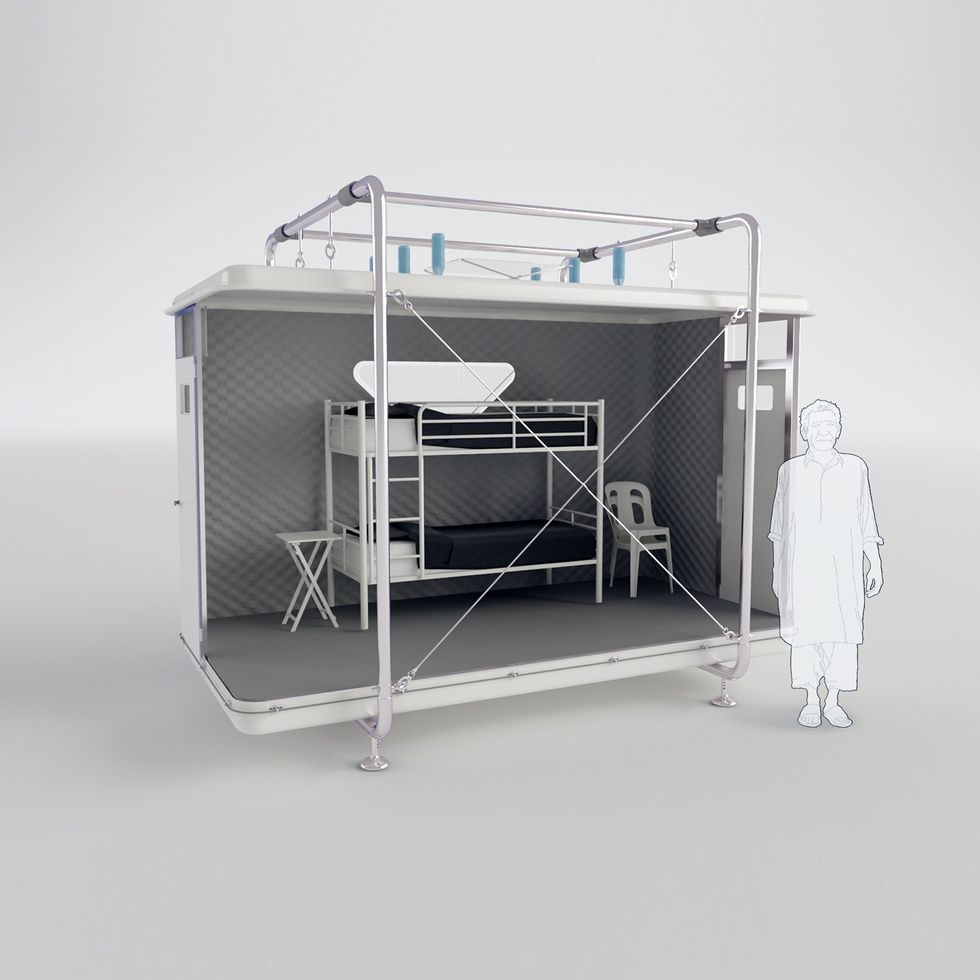 This Shelter Assembles in Just One Hour—and Could House Disaster Victims for Four Months