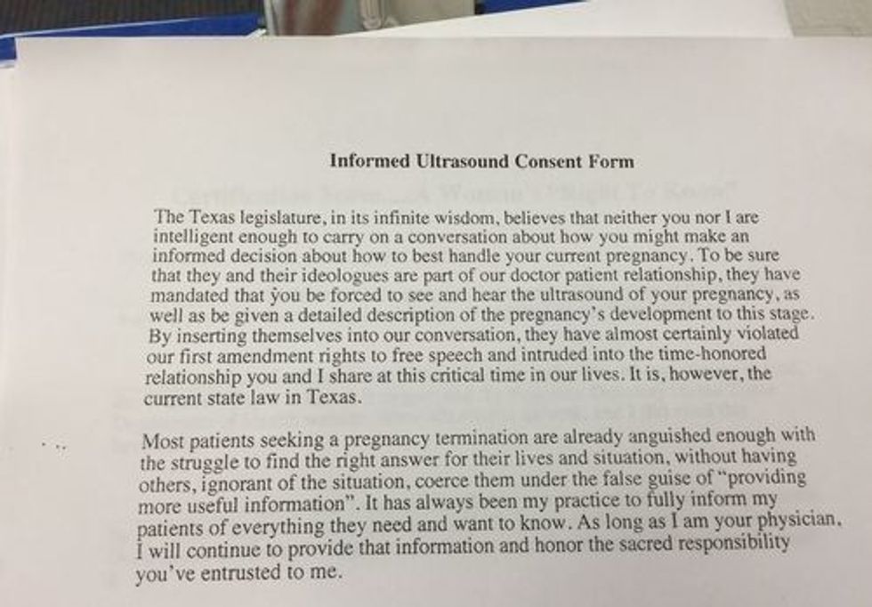 Texas Abortion Doctor Fights Back with Perfect Passive-Aggressive Letter