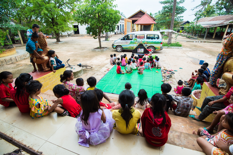 By Van or Tablet, Mobile Libraries Are Fixing Cambodia’s Book Crisis
