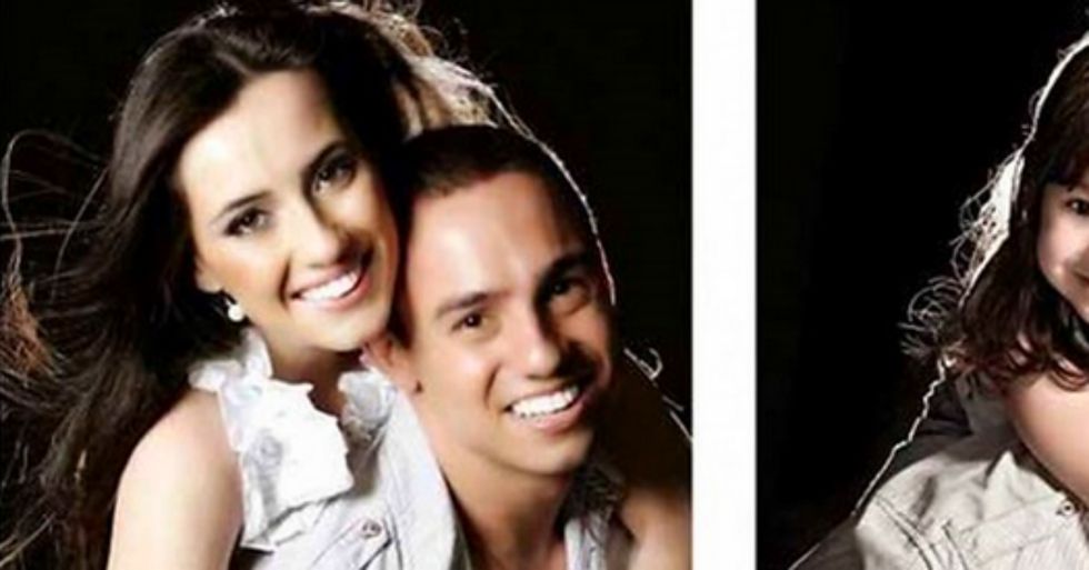 Brazilian Blogger Recreates Photos of His Deceased Wife with Their Daughter