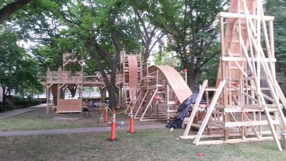 Welcoming Freshmen With a Homemade Roller Coaster