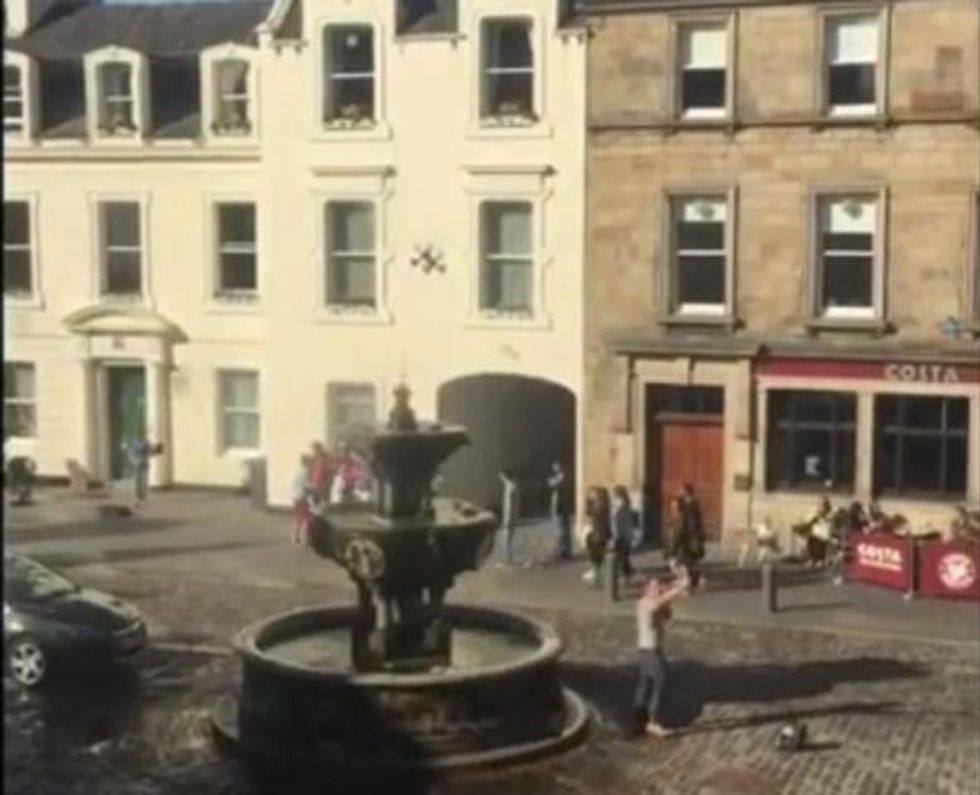Hero Successfully Shuts Down Anti-Gay Preacher with Bagpipes