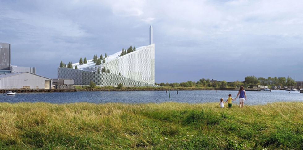 Denmark’s New Eco-Friendly Waste-to-Energy Power Plant Will Feature a Giant Ski Slope on its Roof