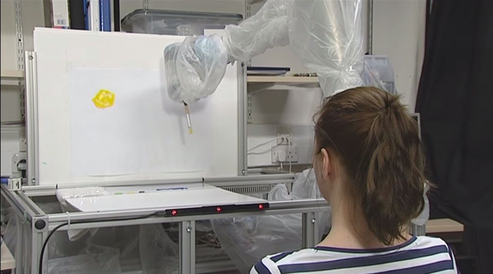 This Painting Robot Could Someday Help Paralyzed People Interact With the World Using Just Their Eyes