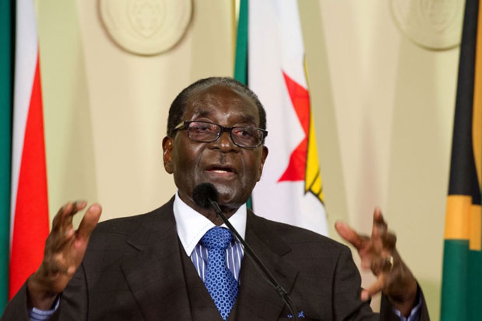 Watch as the U.N. General Assembly Laughs in the Face Zimbabwe’s Homophobic President