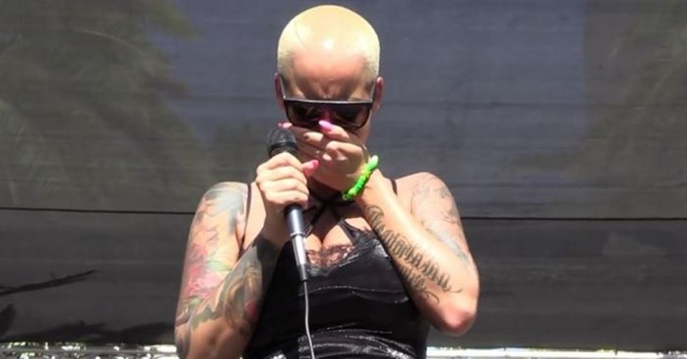 Amber Rose Holds a Brave Event to Fight Sexual Injustice