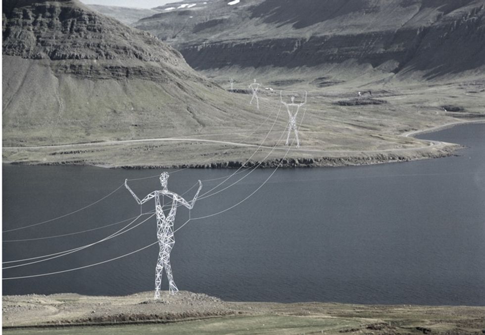 Power Pylons That Look Like Mythical Giants Turn Ordinary Infrastructure Into Massive Works of Art