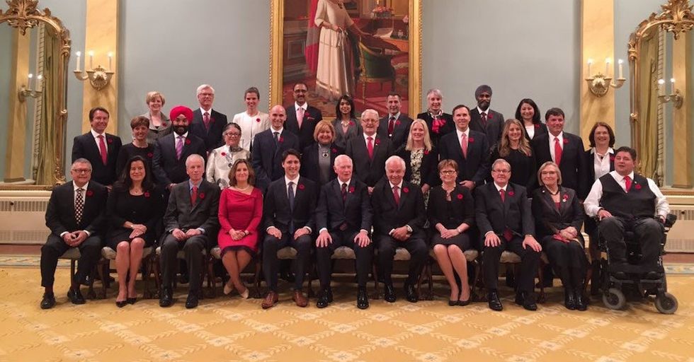 Canadian Prime Minister Announces a Cabinet With 50 Percent Women