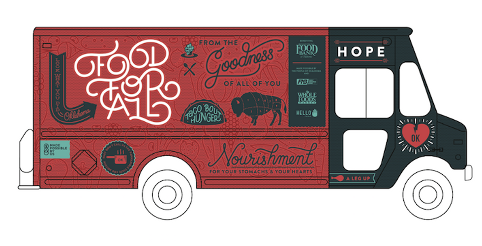 This Food Truck Also Distributes Food to the Needy