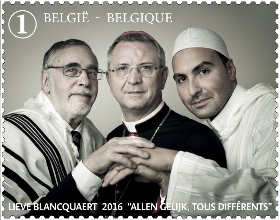 Belgium’s New Stamp is a Perfect Picture of Religious Coexistence