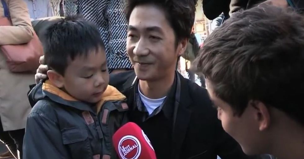 Father and Son Have a Touching Conversation About the Paris Attacks