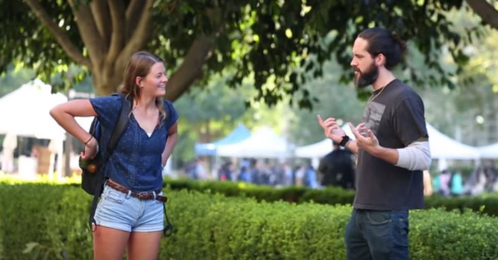 Guy Shows What Would Happen if Kissing Pranks Targeted Real People