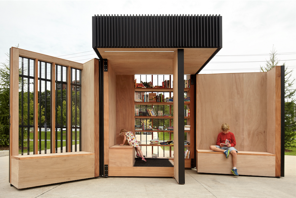 This Lovely Little Pop-up Library Is Powered by the Sun
