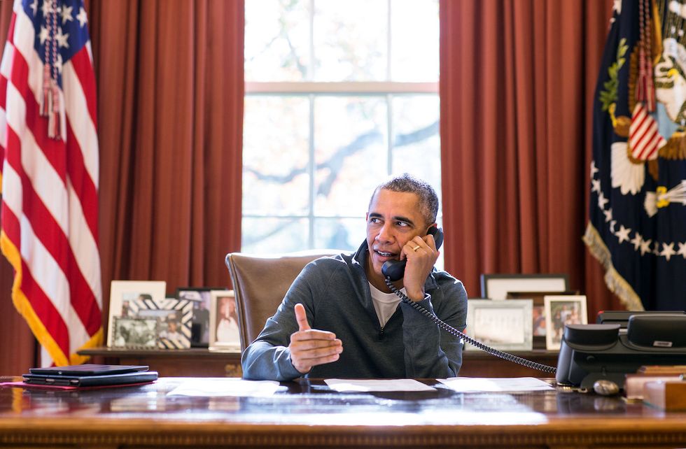 Obama Uses Thanksgiving Mythology to Advocate for Syrian Refugees in Holiday Message
