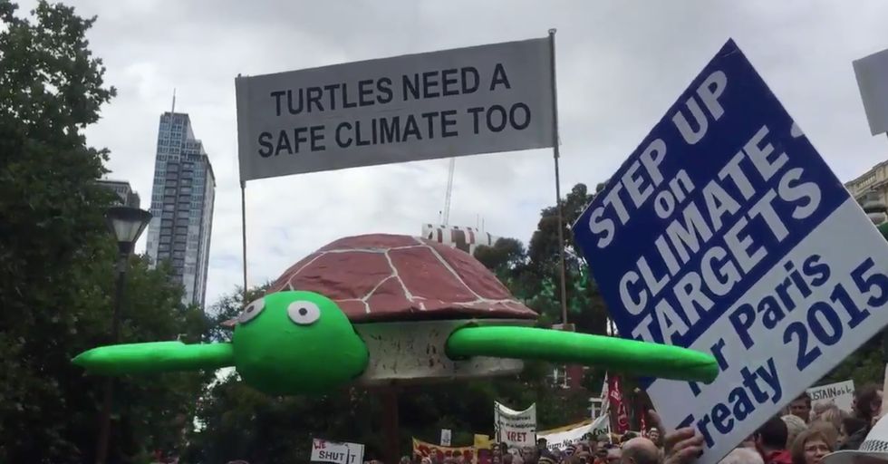 60,000 People Gather in Melbourne for Climate Change Demonstration