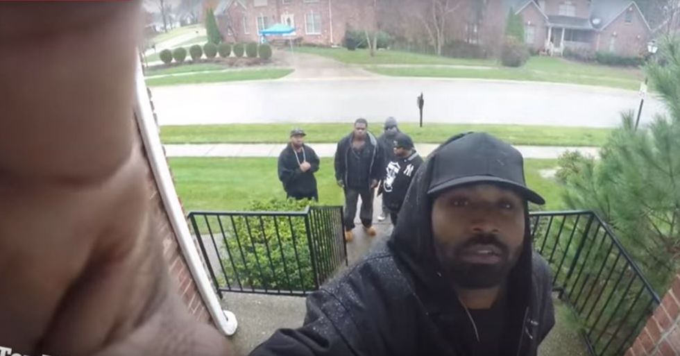 Christmas Carolers Poke Fun at Racial Stereotypes in a Great Christmas Prank