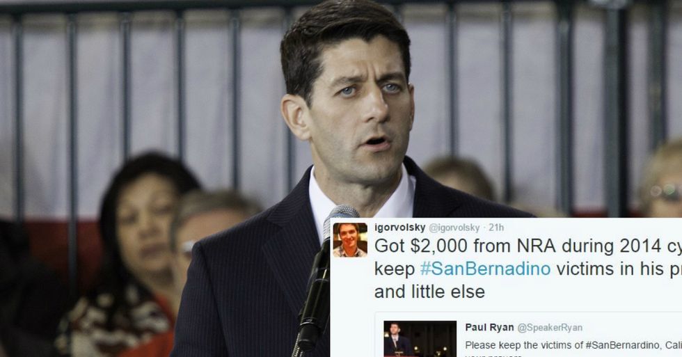 Twitter User Shames NRA-Bought Politicians Whose ‘Thoughts and Prayers’ Are With the Victims