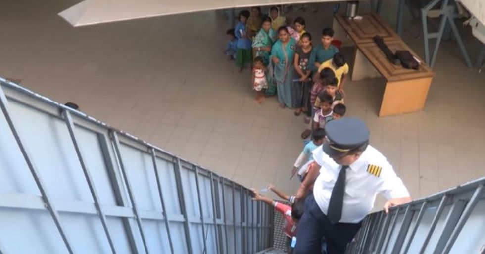 Retired Indian Pilot Bought an Airplane to Show Children What It’s Like to Fly