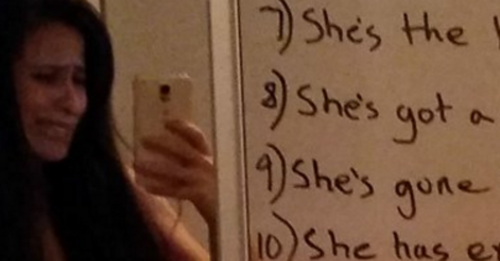 Supportive Husband Writes a Fantastic Love List to His Depressed Wife