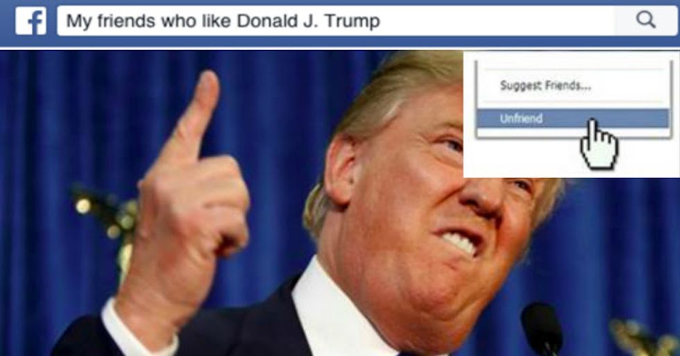 New Site Shows Which of Your Facebook Friends Support Donald Trump