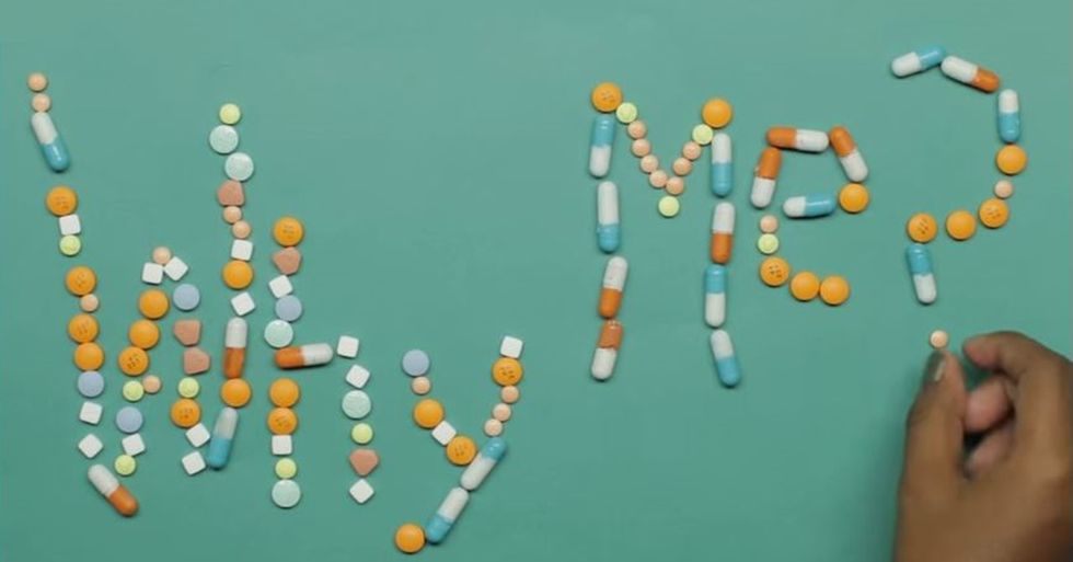 Woman Illustrates Her Struggle with Mental Illness By Using Her Prescription Meds