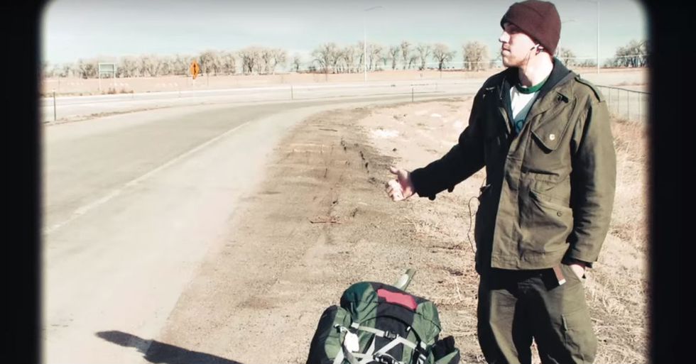 This Guy Hitchhiked to 100 Cities in 3 Years Off the Kindness of Strangers