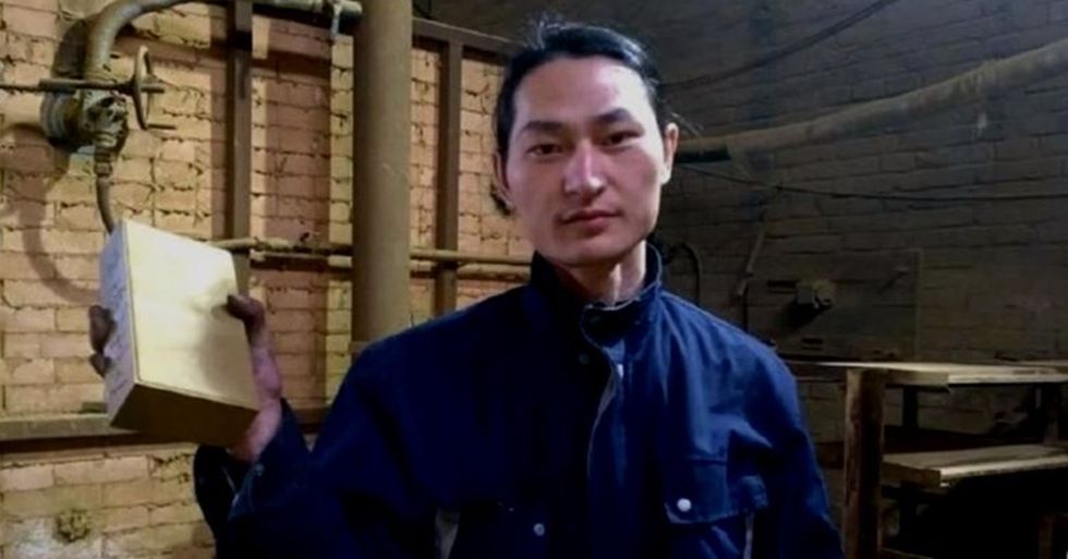Chinese Artist Creates a Brick Made From Beijing Pollution