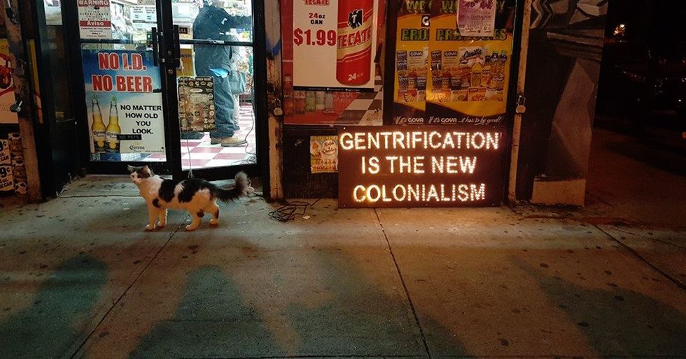 This Group Decorated Bushwick With Anti-Gentrification Holiday Lights