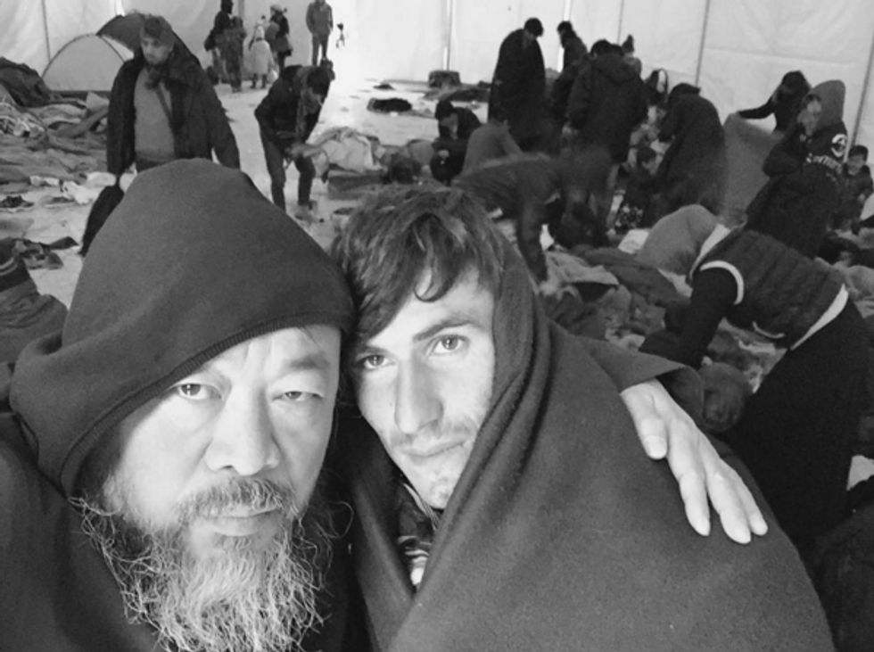 Artist Ai Weiwei Establishes Studio in Lesbos to Draw Attention to the Refugee Crisis