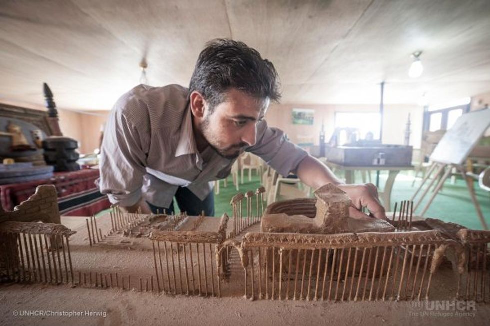 These Syrian Refugees Recreated Lost Monuments of Their Homeland—in Miniature
