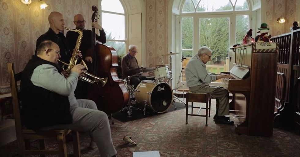 95-Year-Old Man With Dementia Gets His Wish to Jam Again